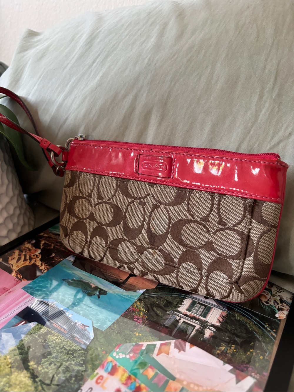 Vintage Pre Owned coach Wristlet